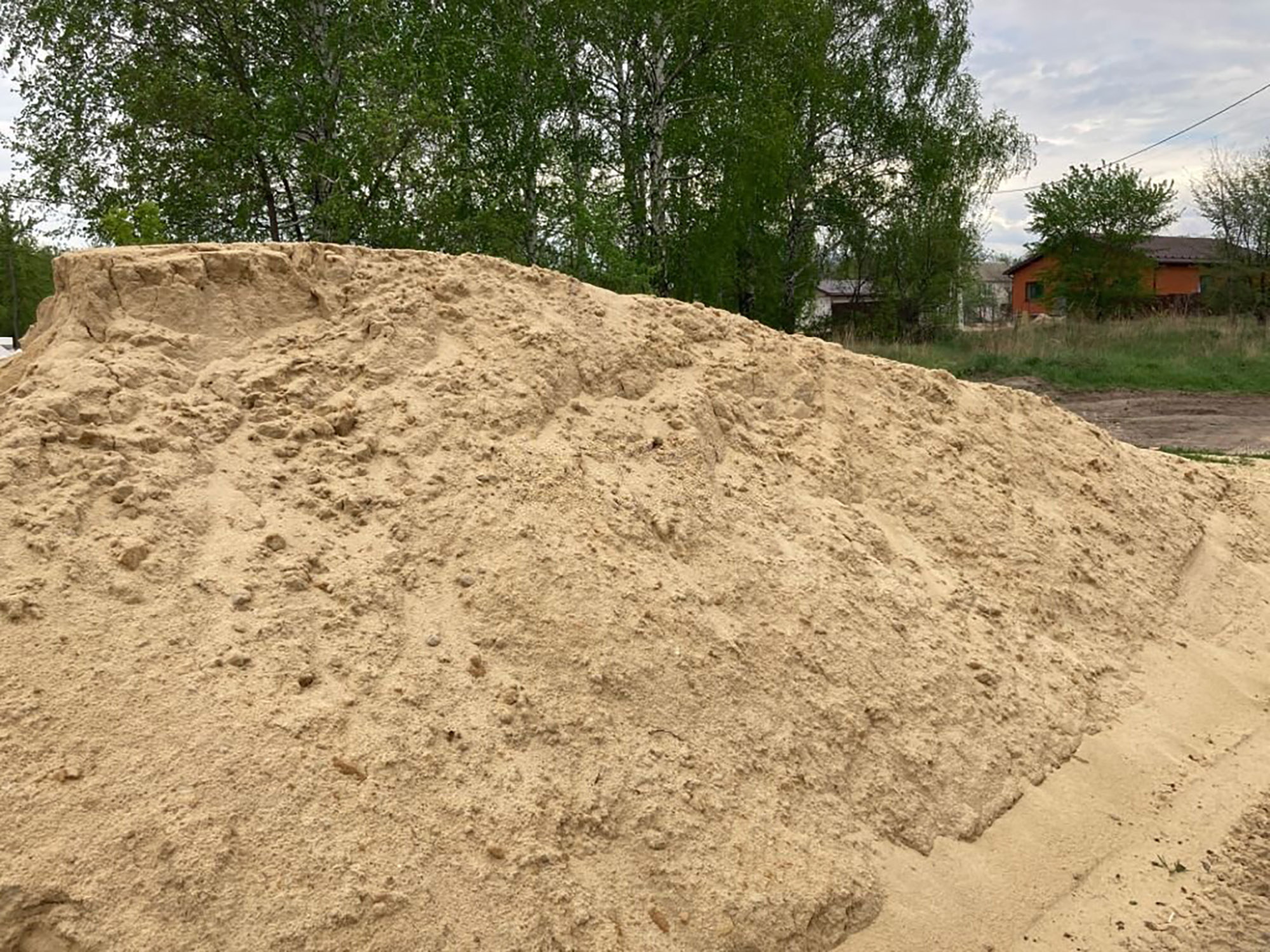 песок для строительных работ