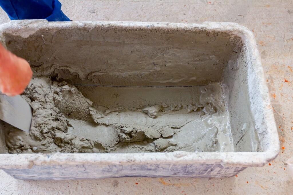 Готовый песчано-цементный раствор