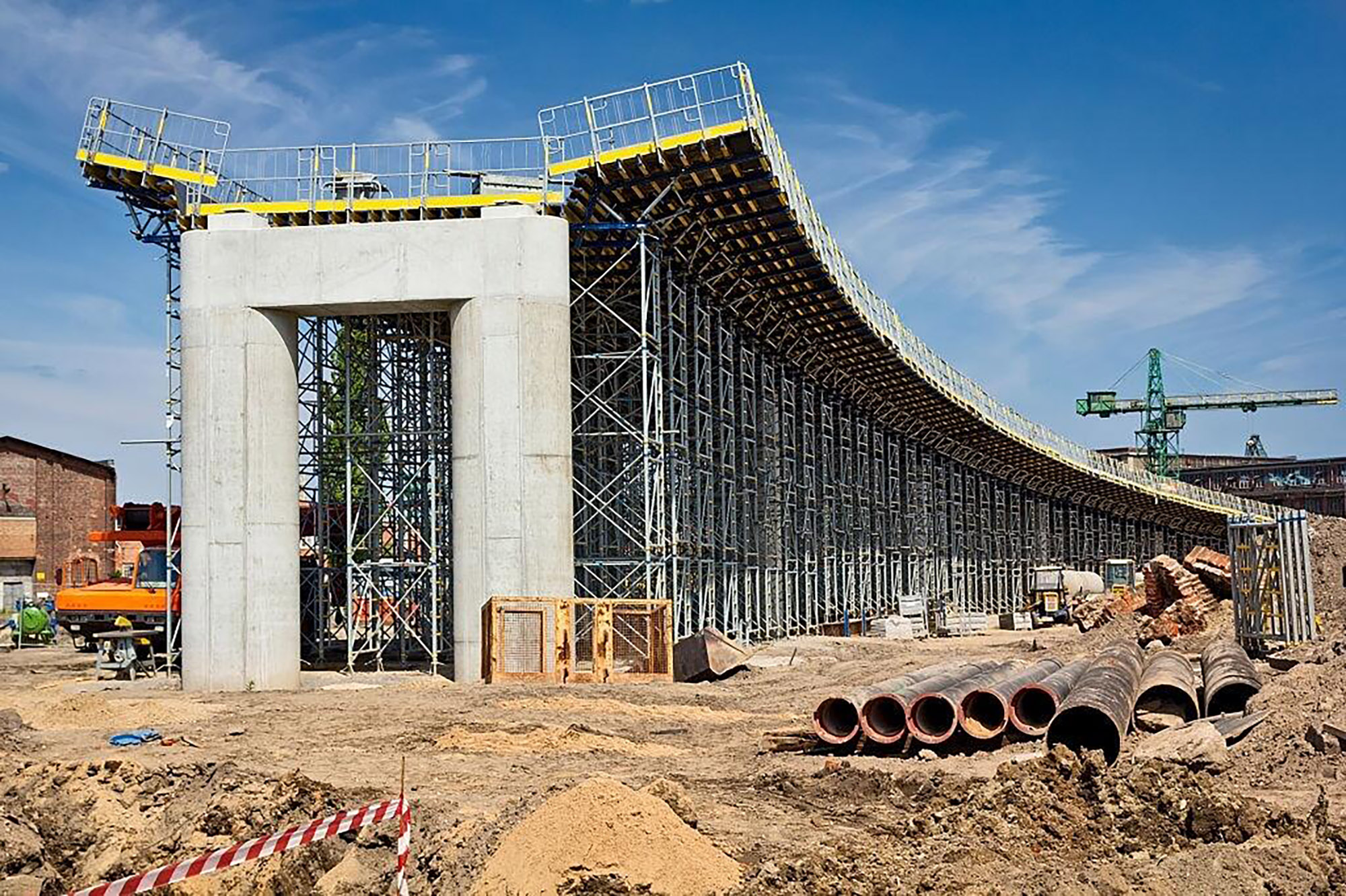 Поставка мостового бетона в солях для строительства мостов, дамб, берегоукрепления