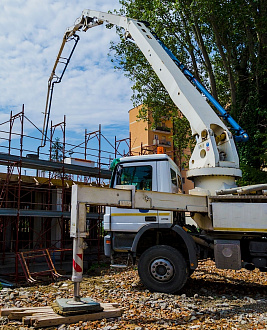 доставка бетона бетононасосом