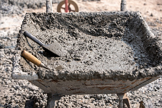 тачка бетонного раствора