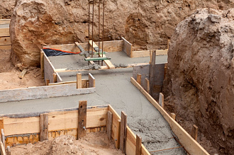 строительство ленточного фундамента